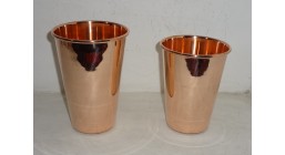 Pint Glasses Solid Copper