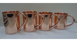Riveted handles Solid Copper Moscow Mule Mug